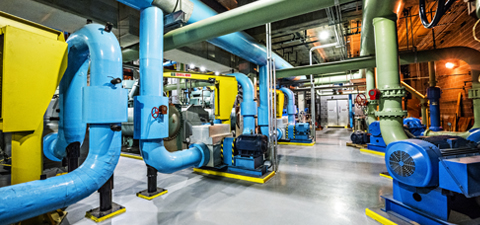 Inside of our CenTrio Houston Downtown District Plant.