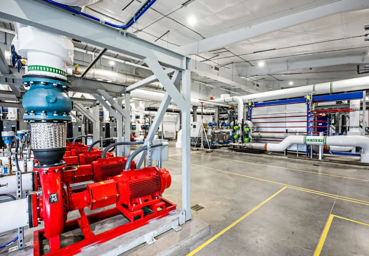 Full plant room shot inside our CenTrio National Western Center plant.