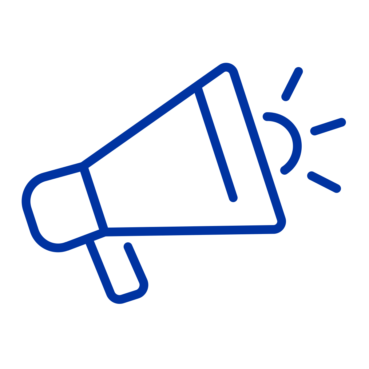 Announcement Bullhorn Vector Icon Graphic