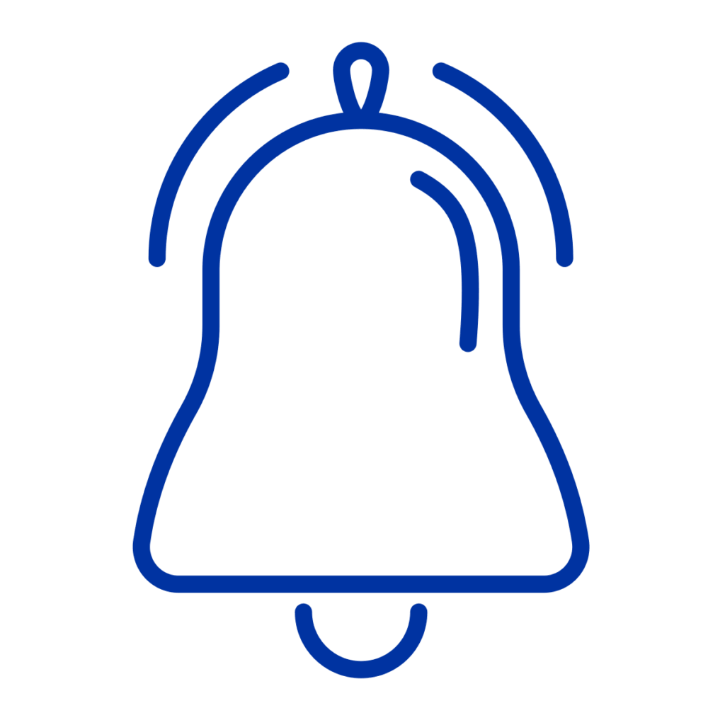Announcement Bell Vector Icon Graphic