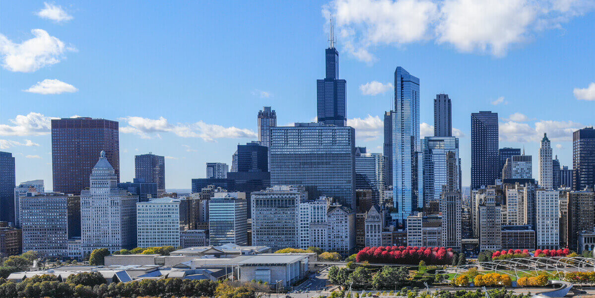 CenTrio Chicago district energy location in downtown Chicago delivering sustainable cooling solutions to commercial buildings.