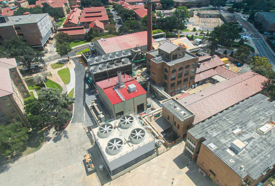 Exterior photo of our CenTrio plant on the Louisiana State University campus.