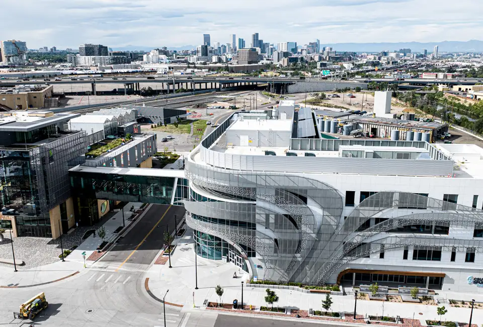 Exterior photo of the National Western Center that CenTrio supports in Denver, CO.