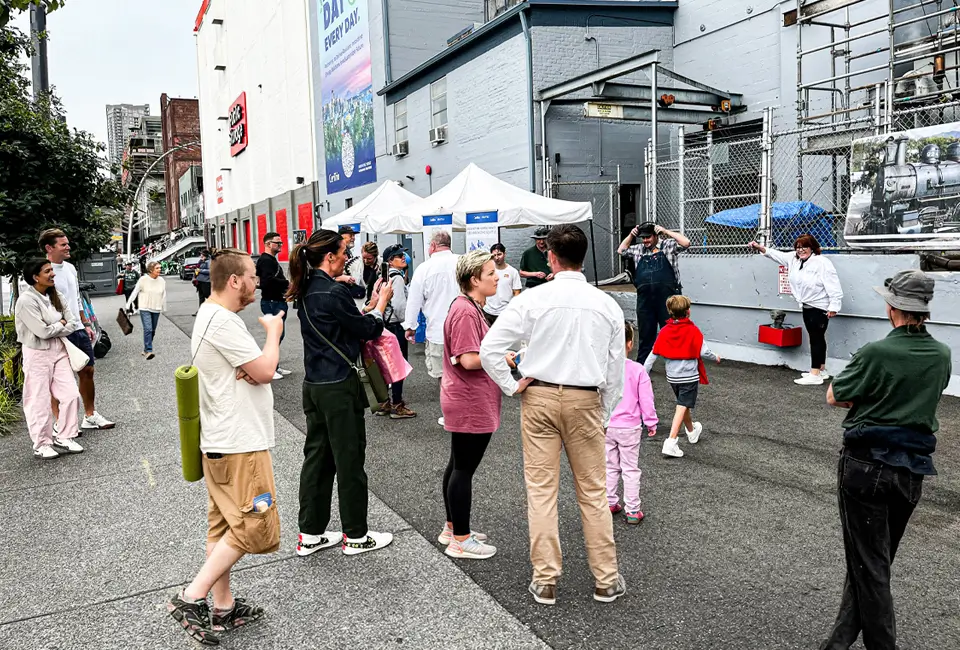 Photo of a Seattle Waterfront Grand Opening Event that was across the street from our CenTrio Plant in Seattle, WA.